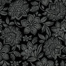 BTX Crimson Night Velvet Bloom - 17310-12 Midnight - Cotton Fabric