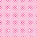 BTX Dazzle Dots 2 Dazzling Squares - 16494-21 Rose - Cotton Fabric