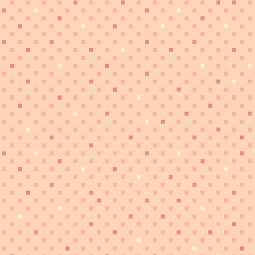 BTX Dazzle Dots 2 Dazzling Squares - 16494-36 Light Peach - Cotton Fabric