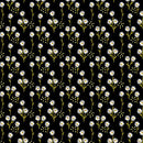 BTX Delightful Daisies Field Of Daisies - 14837-12 Black - Cotton Fabric