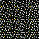 BTX Delightful Daisies Sweet Daisies - 14840-12 Black - Cotton Fabric