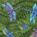 BTX Dragonfly Wonder Large Dragonfly - 16400P-44 Pine/Multi - Cotton Fabric