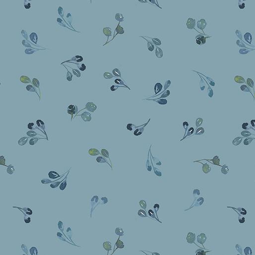 BTX Enchanted Florals Enchanted Sprigs - 16396-52 Azure - Cotton Fabric