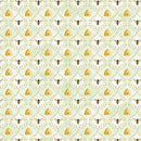 BTX Enchanted Spring Sweet Bees - 14975-44 Green - Cotton Fabric
