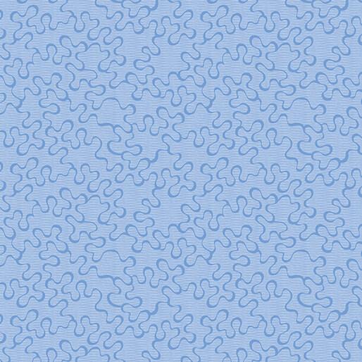 BTX French Meadow Ripple Texture - 16465-53 Sky - Cotton Fabric