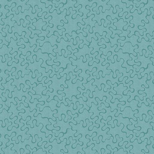 BTX French Meadow Ripple Texture - 16465-83 Lagoon - Cotton Fabric
