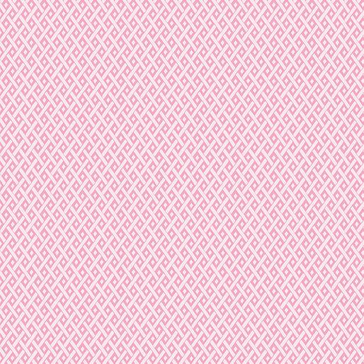 BTX French Meadow Diamond - 16466-01 Light Rose - Cotton Fabric