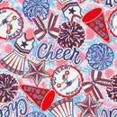 BTX Game On Cheerleader Patch Design - 10557-CHEER - Cotton Fabric