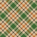 BTX Give Thanks Twill Plaid - 14942-41 Green/Multi - Cotton Fabric