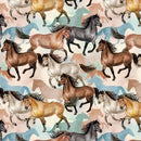 BTX Gone Country Running Horses - 14802-99 Multi - Cotton Fabric