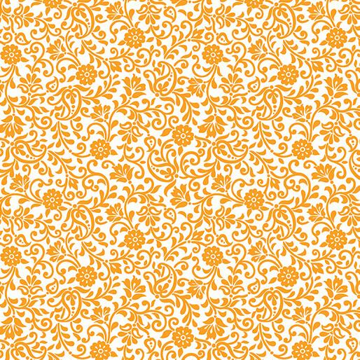 BTX Gratitude And Grace First Flower - 17088-22 Orange - Cotton Fabric