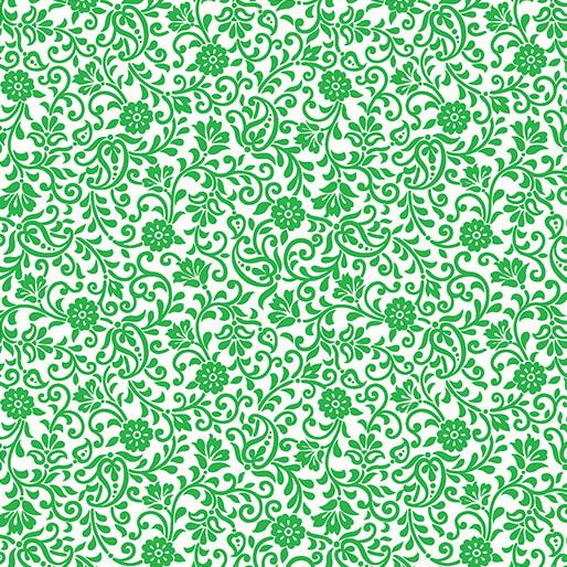 BTX Gratitude And Grace First Flower - 17088-40 Green - Cotton Fabric