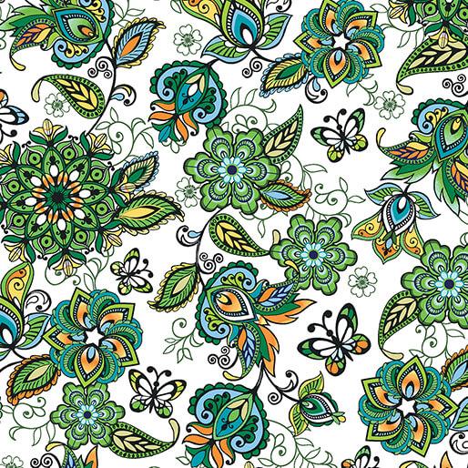 BTX Gratitude And Grace Good Friends - 17082-40 Green - Cotton Fabric