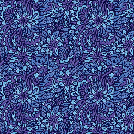 BTX Gratitude And Grace Peaceful Garden - 17085-63 Purple - Cotton Fabric