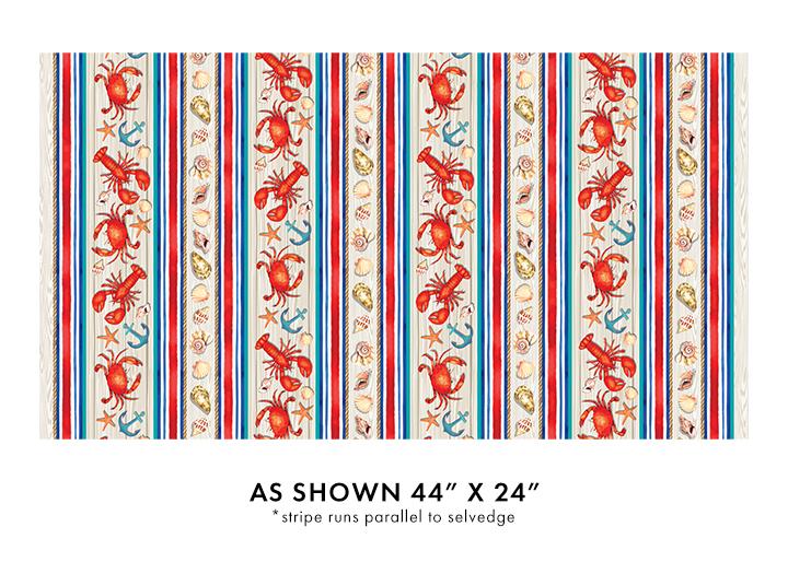 BTX High Tides Marine Stripe - 1467699B Multi - Cotton Fabric
