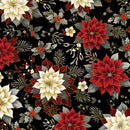 BTX Holiday Tidings Holiday Garden - 14915M-12 Black - Cotton Metallic Fabric