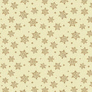 BTX Holiday Tidings Snowflake Splendor - 14913M-07 Cream - Cotton Metallic Fabric