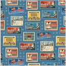 BTX Ice Hockey League Patches - 16892-55 Blue - Cotton Fabric