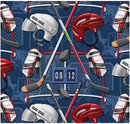 BTX Ice Hockey Goal Time - 16889-56 Dark Blue - Cotton Fabric