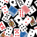 BTX Let's Play Card Game - 14816-12 Black  - Cotton Fabric