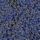 BTX Metallic Impressions Marble - 14060M-58 Navy - Cotton Metallic Fabric