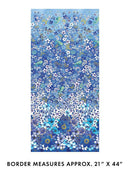 BTX Metallic Impressions Meadow - 14059M-57 Cobalt - Cotton Metallic Fabric