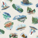BTX Mid-Atlantic Shop Hop 2024 Landmarks - 14703-07 Cream - Cotton Fabric