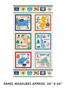 BTX Mid-Atlantic Shop Hop 2024 Panel - 14702-07 Cream - Cotton Fabric