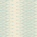 BTX Modern Vintage: Treasured - 16596-83 Aqua/Natural - Cotton Fabric