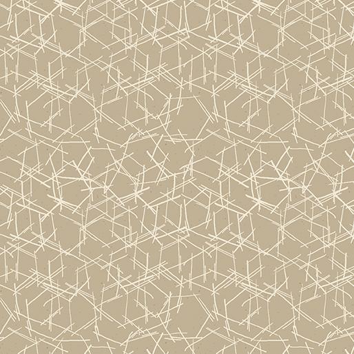 BTX Modern Vintage: Treasured - 16598-72 Tan - Cotton Fabric