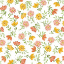 BTX Montgomery - Mountain Charm Mountain Flower Toss - 16813-25 Coraline/White - Cotton Fabric