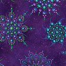 BTX On Dragonfly Wings Beaded Medallion - 16402P-66 Dark Purple - Cotton Fabric