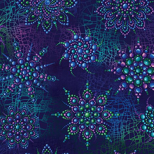BTX On Dragonfly Wings Cirrus Beaded Medallion - 16403-99 Multi - Cotton Fabric