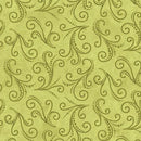 BTX Parrot Habitat Destiny Swirl - 16184-04 Light Lime - Cotton Fabric