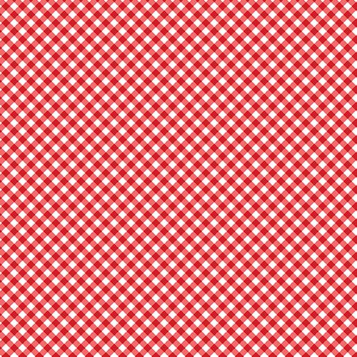 BTX Red, White & Sweet Gingham - 15137-10 Red - Cotton Fabric