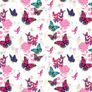 BTX Susan G Komen-Think Pink Ribbon Butterfly - 10564-SGK - Cotton Fabric
