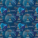 BTX SYK Space Force Graphs - 10542USSF - Cotton Fabric