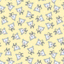 BTX Snuggle in the Jungle Flannel Baby Tiger - 10443F-30 Yellow - Cotton Flannel Fabric