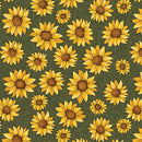 BTX Sunflower Days - 16603-44 Leaf - Cotton Fabric