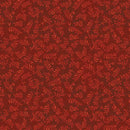 BTX Sunflower Days Harvest Berry Leaves - 7563-10 Red - Cotton Fabric