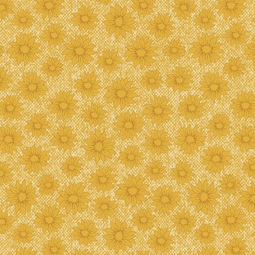 BTX Sunflower Days Pressed Sunflower - 16604-03 Light Gold - Cotton Fabric