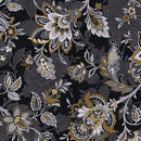 BTX The Drawing Room Comfy Chair - 17007-12 Charcoal - Cotton Fabric