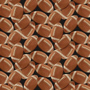 BTX Touch Down Footballs - 16839-78 Leather/Black - Cotton Fabric