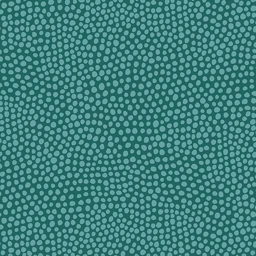 BTX Wander Lane II Pebbles - 13660-84 Teal - Cotton Fabric