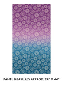 BTX Wishflower Ombre - 16692-66 Purple/Blue - Cotton Fabric