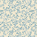 BTX Wishflower Tallium Tangle - 16695-53 Blue - Cotton Fabric