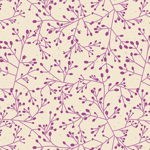 BTX Wishflower Tallium Tangle - 16695-63 Purple - Cotton Fabric