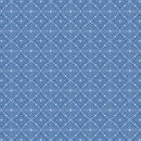 BTX Xanadu Diamond Circles - 16158-55 Blue - Cotton Fabric