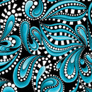 BTX Xanadu Paisley Rhythm - 16155-84 Teal - Cotton Fabric
