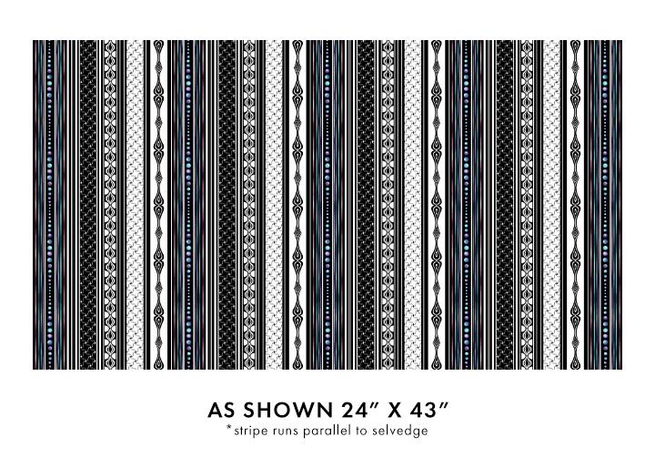 BTX Xanadu Rhythm Stripe - 16153-99 Multi - Cotton Fabric